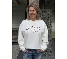 LE MARAIS ecru/bruin